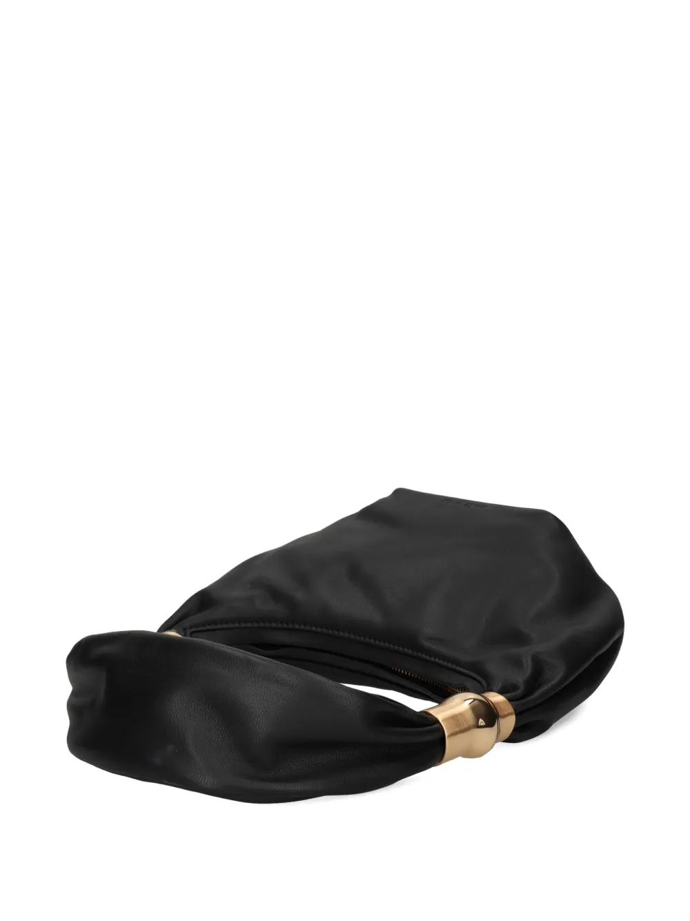 Cult Gaia Mealea leather shoulder bag Zwart