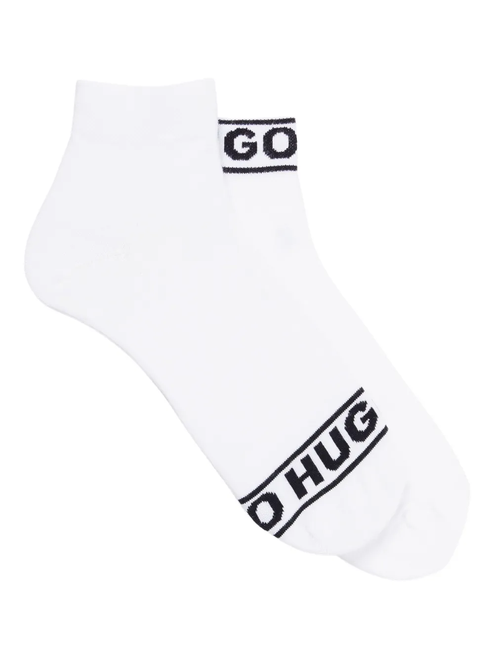 HUGO logo-band socks - ホワイト HUGO logo-band socks - ホワイト