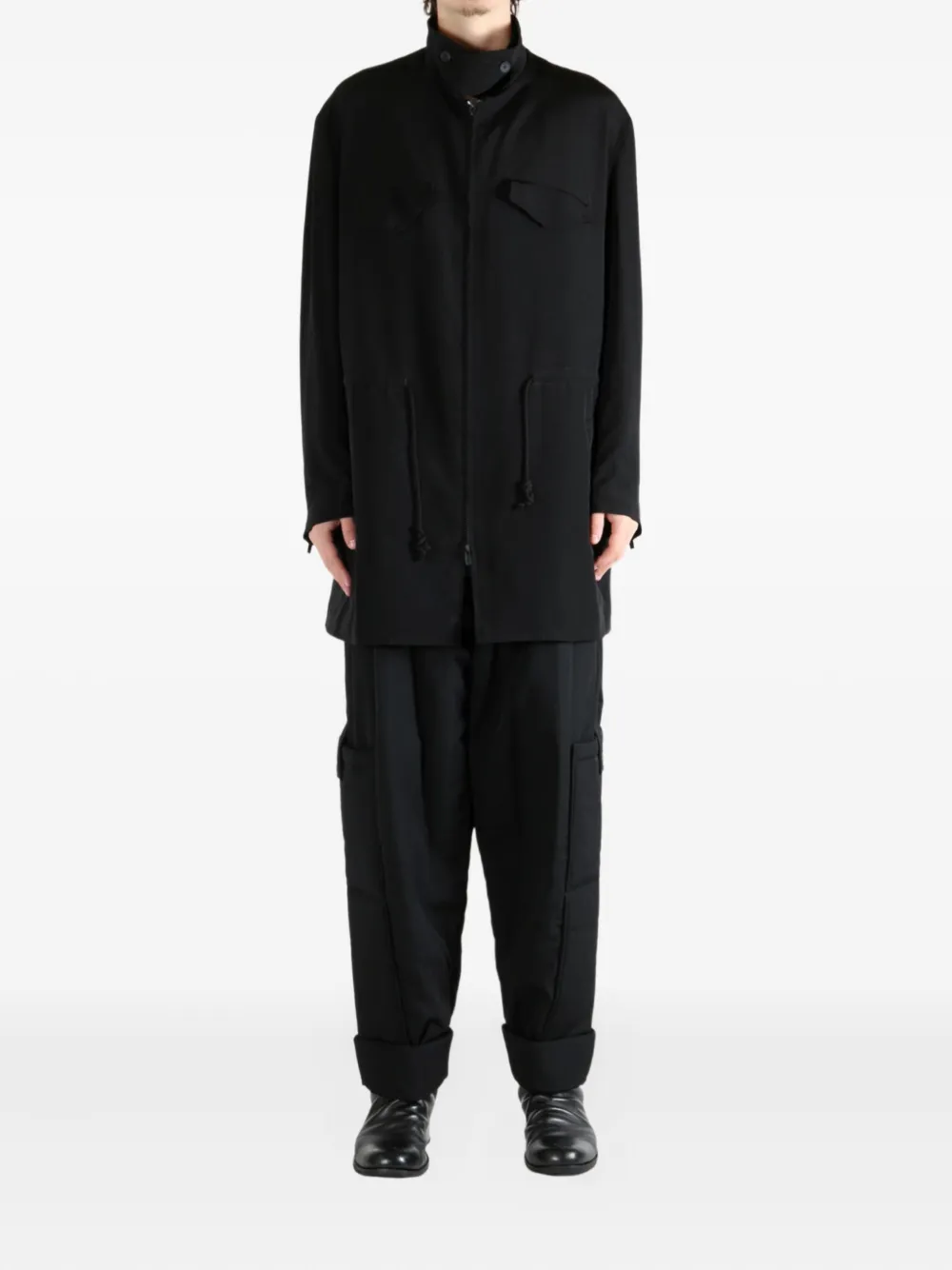 Yohji Yamamoto abrigo con cierre | Abrigos con botonadura simple | Image 2