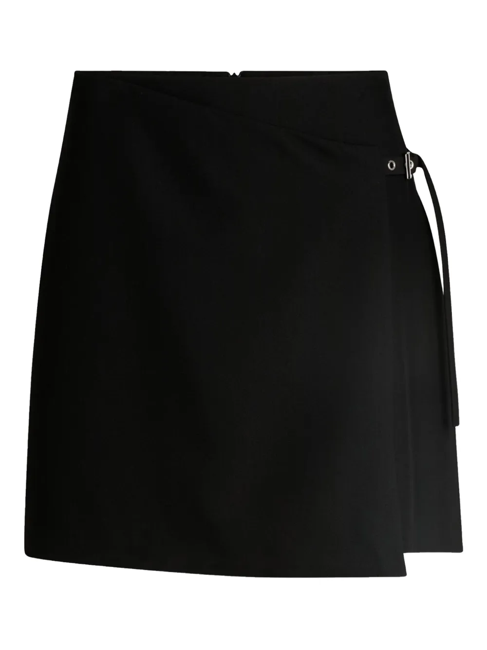 HUGO wrap-tie mini skirt | Black | Image 1