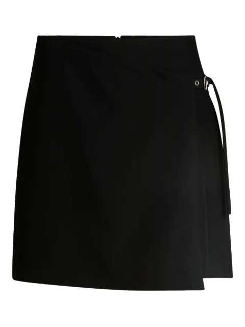 HUGO wrap-tie mini skirt