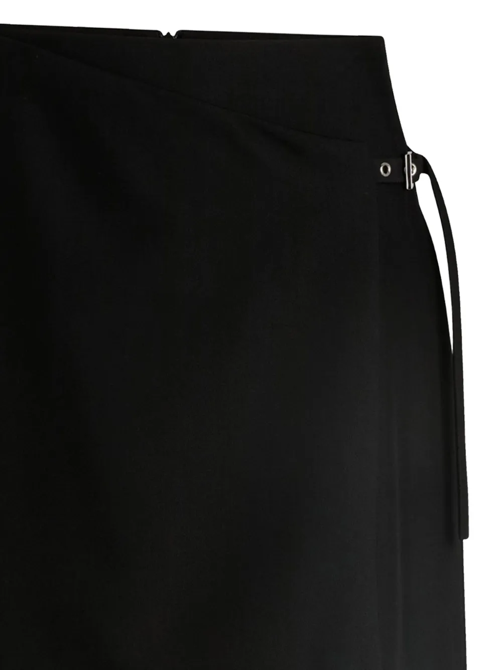 HUGO wrap-tie mini skirt - Zwart