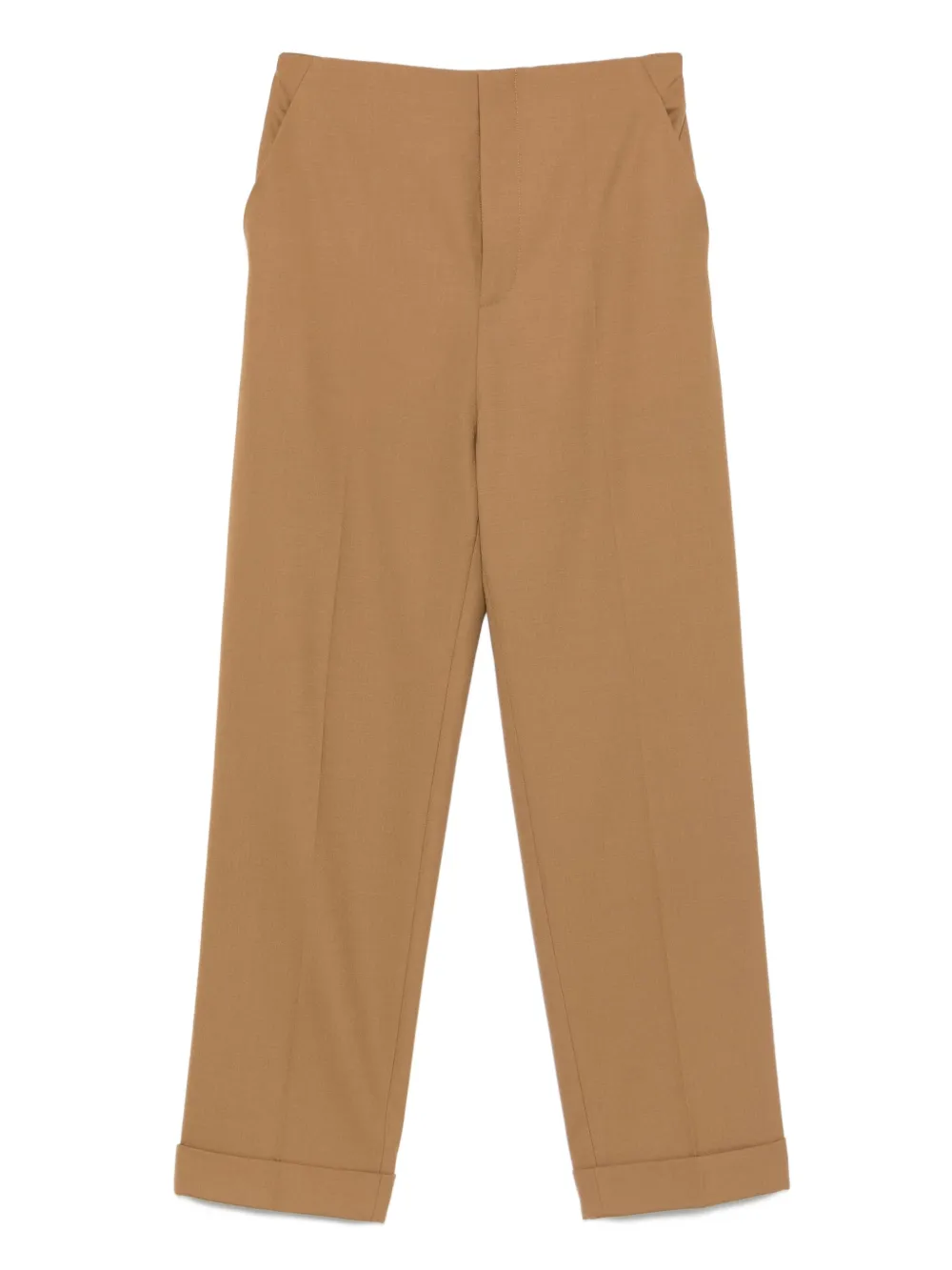 cuffed-hem trousers