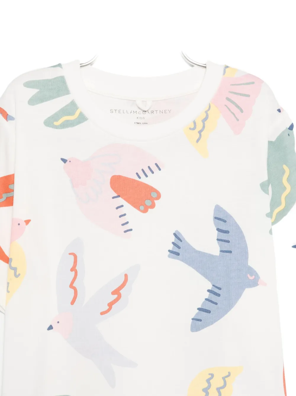 Stella Mccartney Bird-print T-shirt In White
