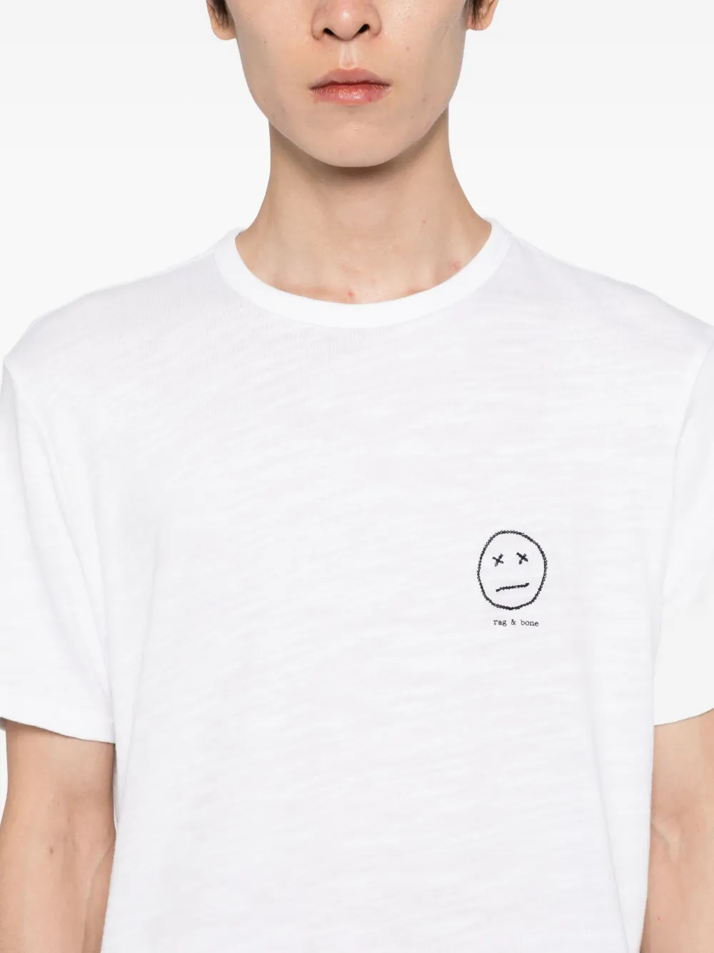 Rag & Bone Sour-face T-shirt In White