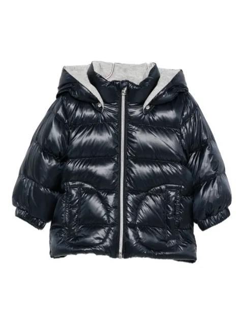 Herno Kids hooded quilted jacket