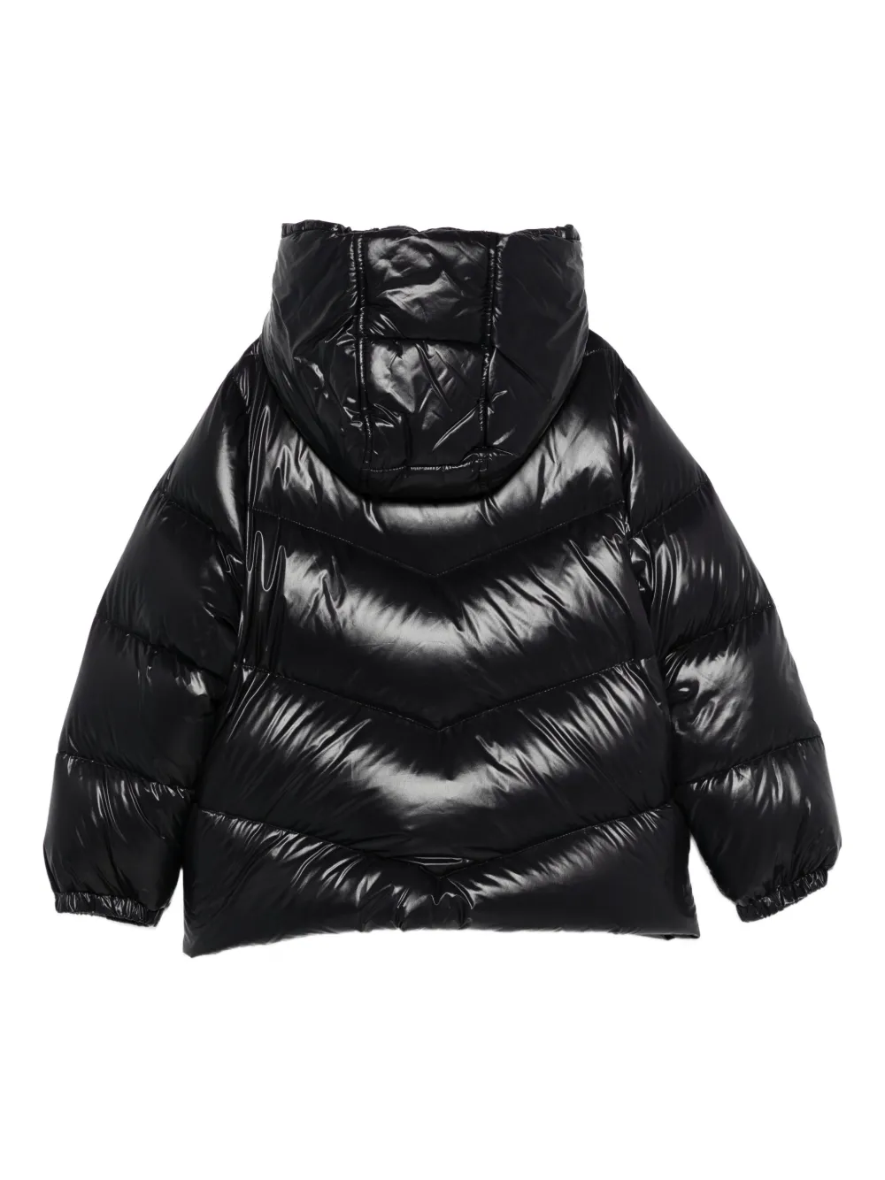 Fay Kids Donsjack met capuchon Zwart