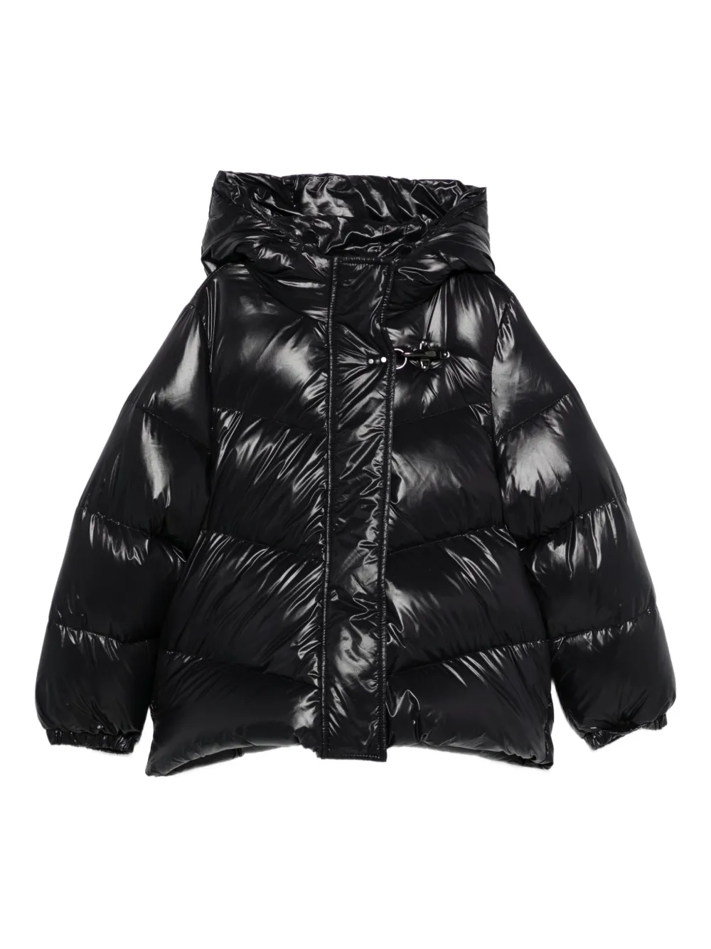 Fay Kids Donsjack met capuchon Zwart