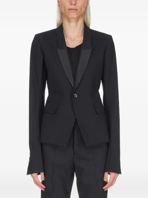 Rick Owens single-button tailored blazer 