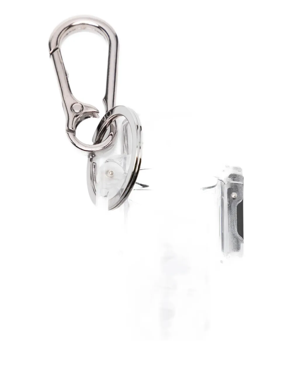 Saint Mxxxxxx Graphic-print Lighter Case In Metallic