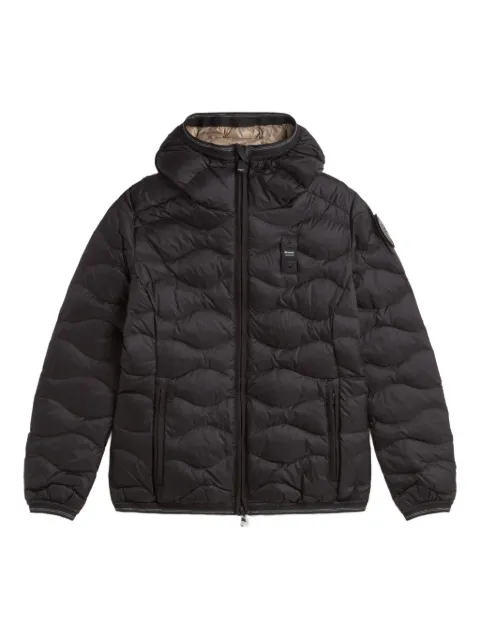 Blauer quilted hooded jacket