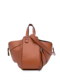 Loewe Pre-Owned 2018 Small Leather Hammock Bag satchel - Brown