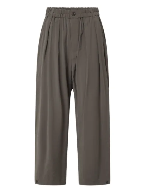 Soeur elasticated-waist pleated trousers