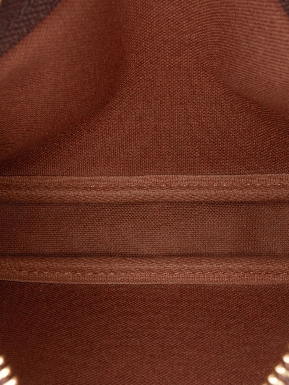 Pre-owned Louis Vuitton 2009 Monogram Trunks & Bags Mini Pochette Accessoires Handbag In Brown
