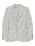 Tagliatore glen plaid wool jacket - Grey