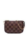 Louis Vuitton Pre-Owned 2021 Damier Ebene Mini Pochette Accessoires handbag - Brown