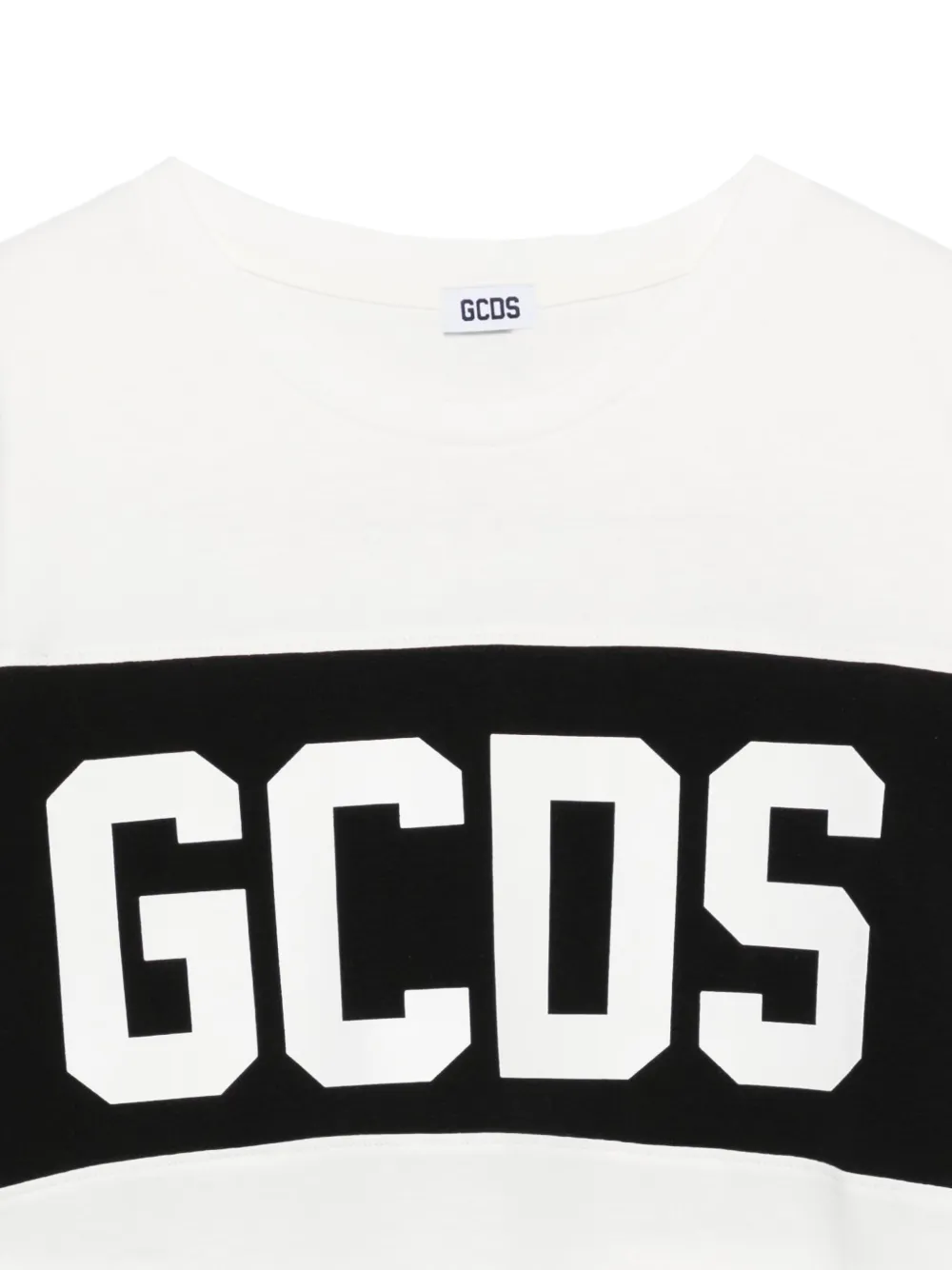 Gcds Kids logo cotton t-shirt Wit