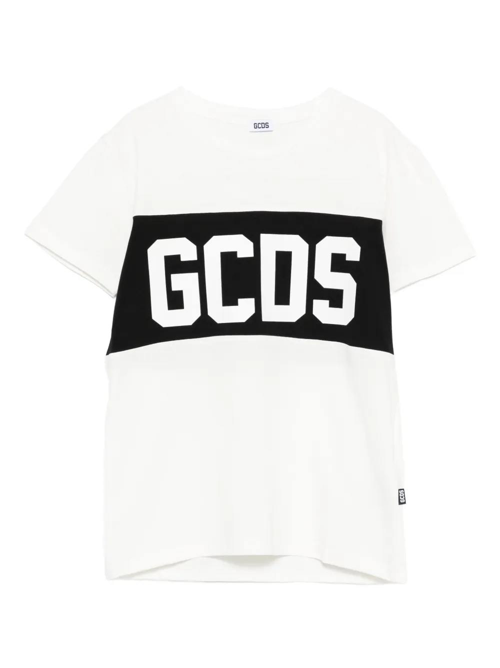 Gcds Kids logo cotton t-shirt Wit