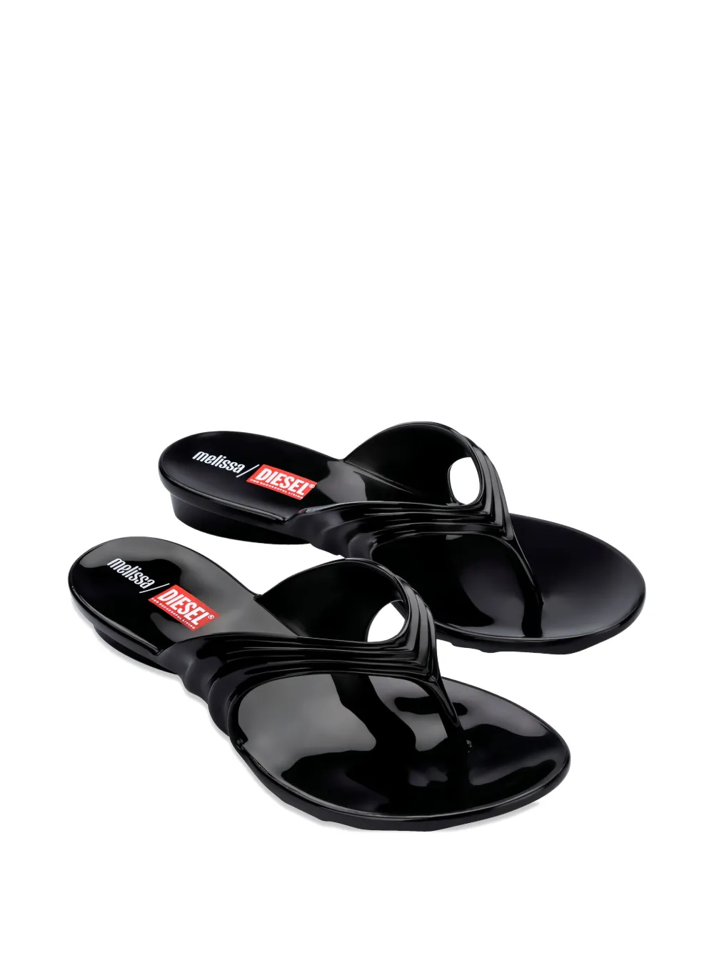 Melissa x Diesel thong flip-flops Black