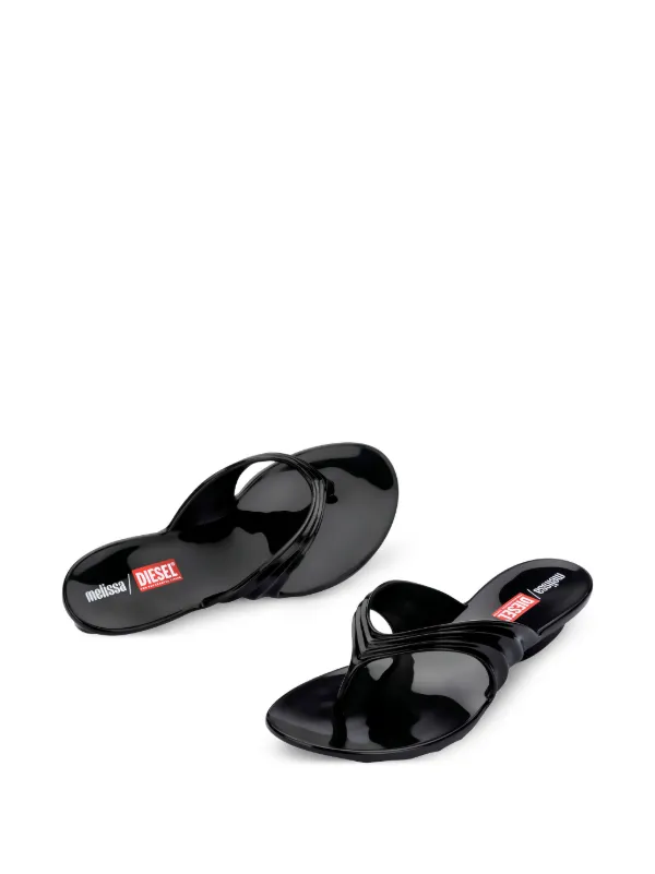 【melissa × DIESEL】コラボサンダル　ブラック　EUR38 Melissa Chinelo x Diesel | Preto | FARFETCH BR