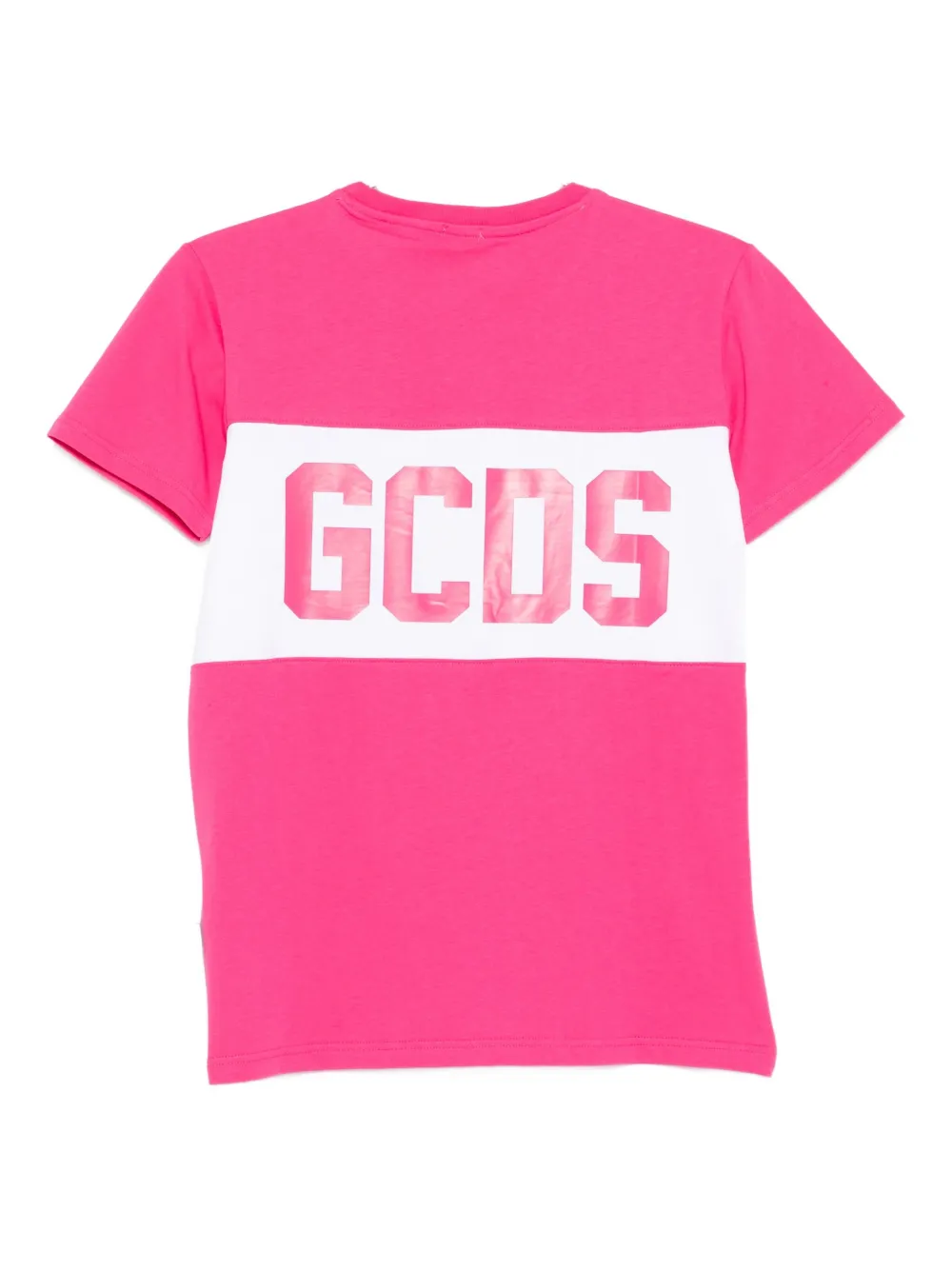 Gcds Kids logo t-shirt Roze