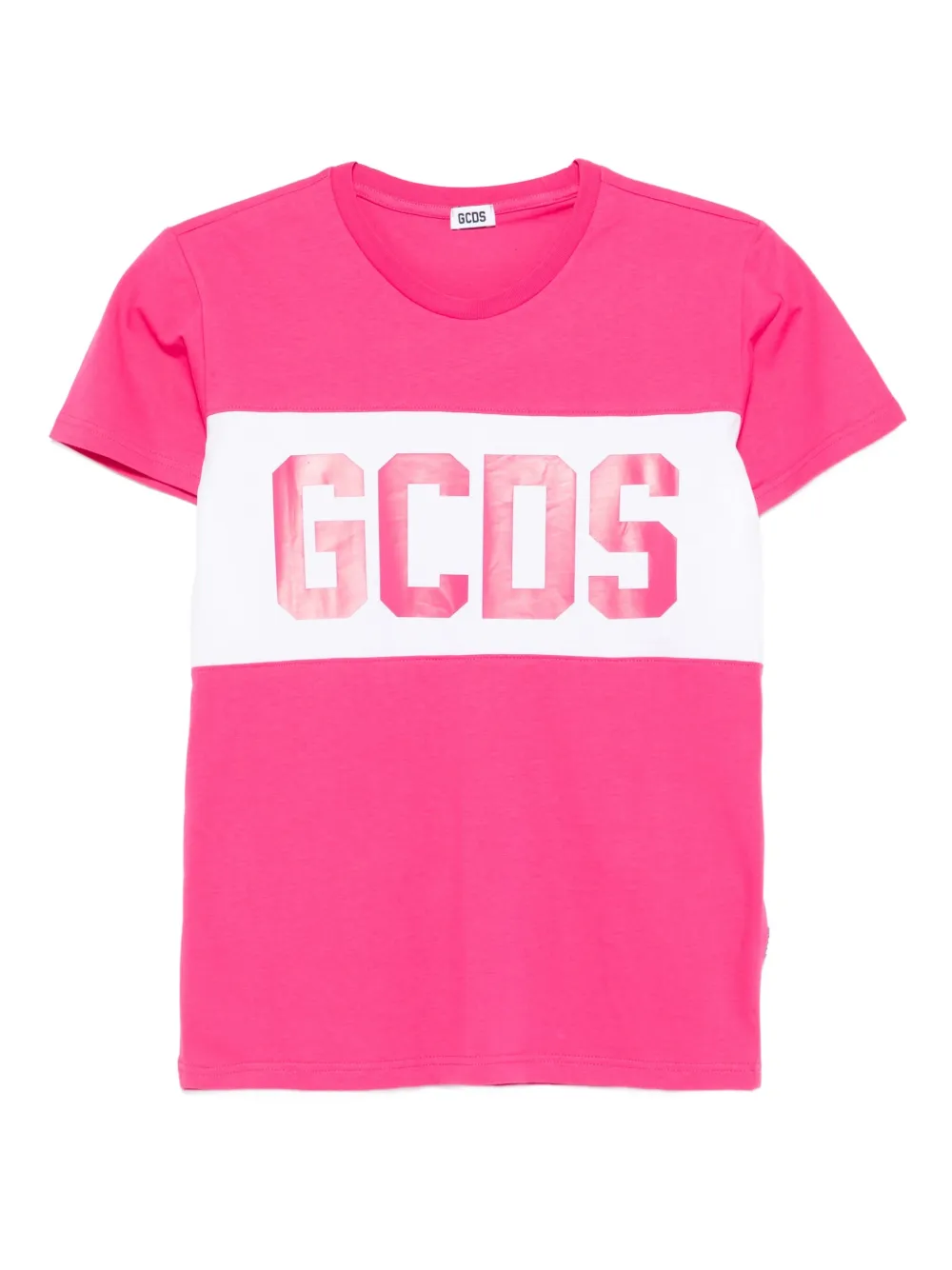 Gcds Kids logo t-shirt Roze