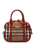 Burberry Pre-Owned 2000-2017 Small House Check Canvas Bridle Orchard satchel - Brown