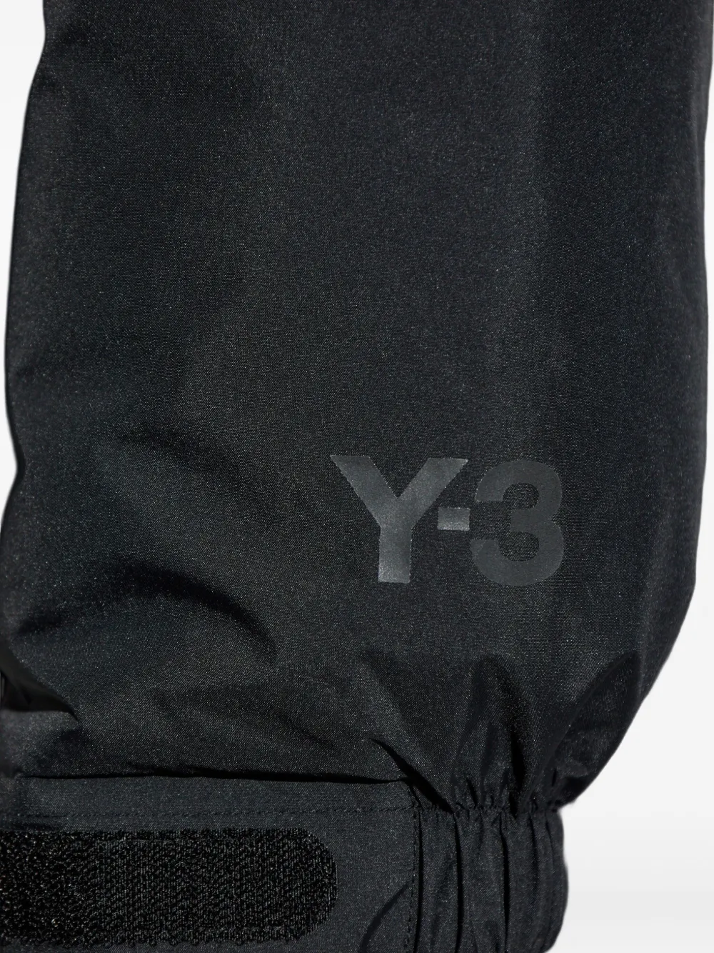 Y-3 hooded padded jacket Zwart