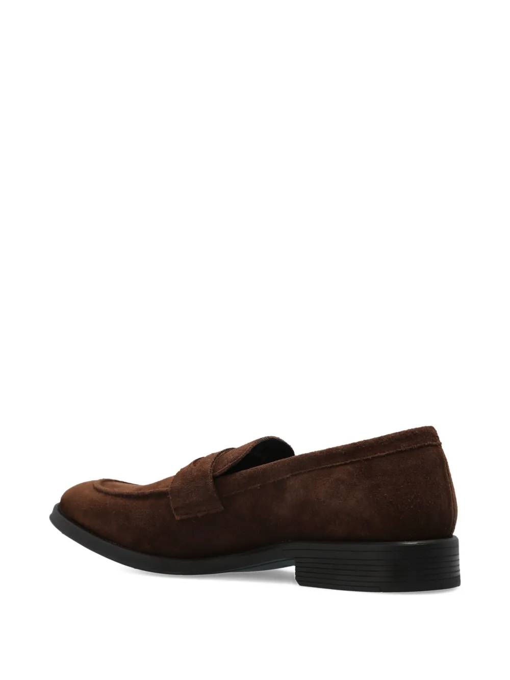 PS Paul Smith penny-strap suede loafers Brown