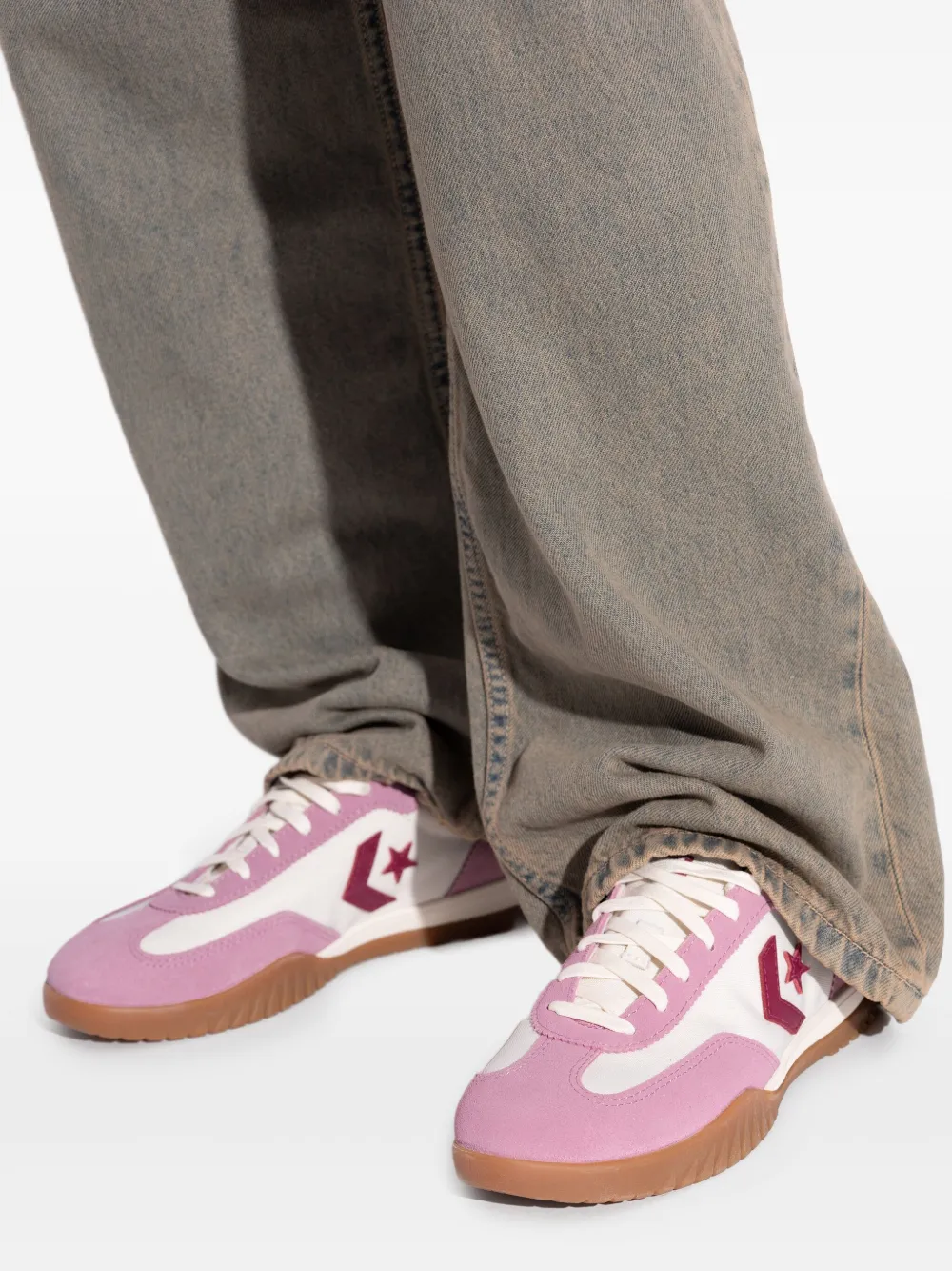 Converse Run Star suede sneakers Pink