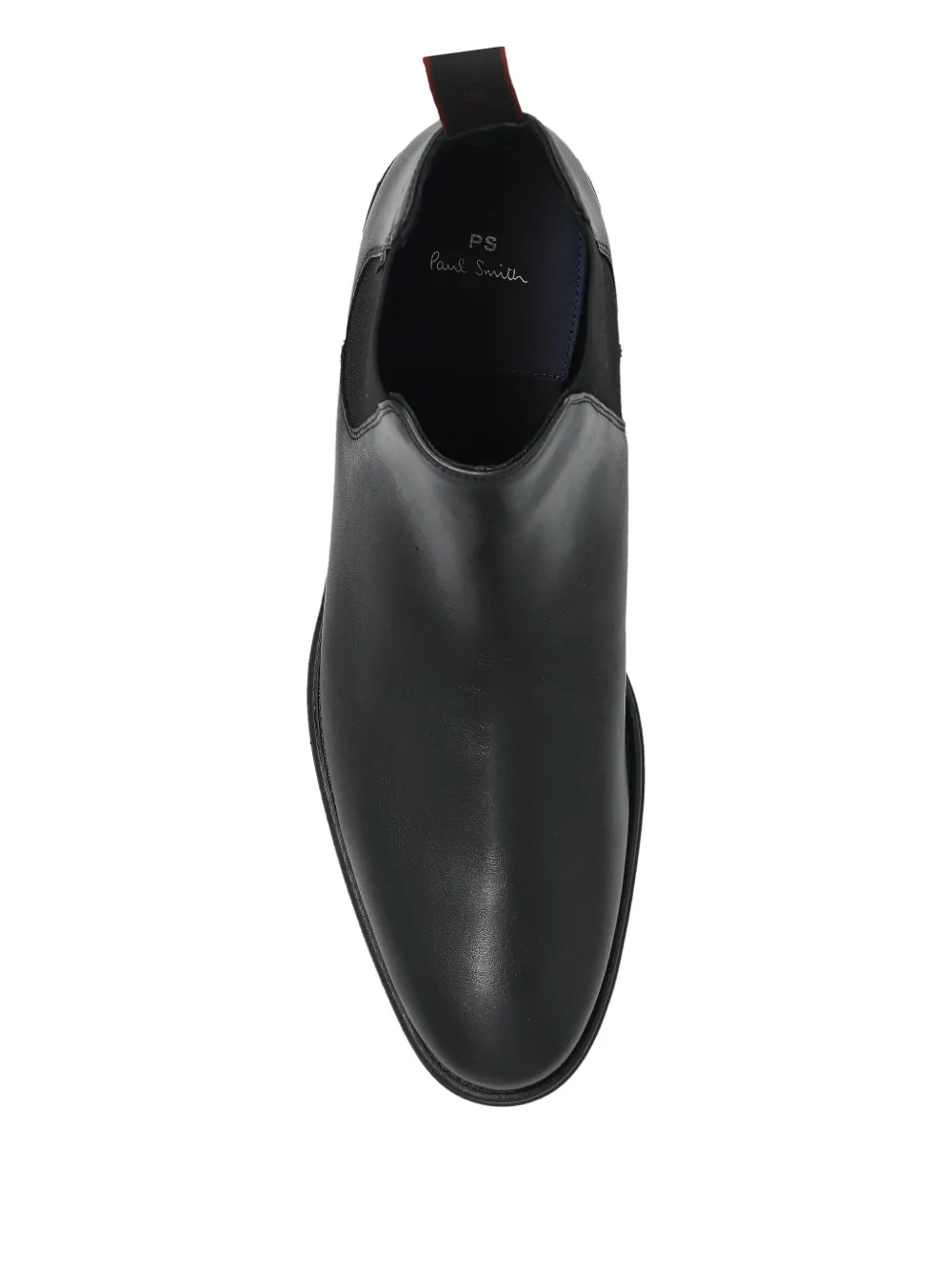 PS Paul Smith Cedric elastic-sided leather chelsea boots Zwart