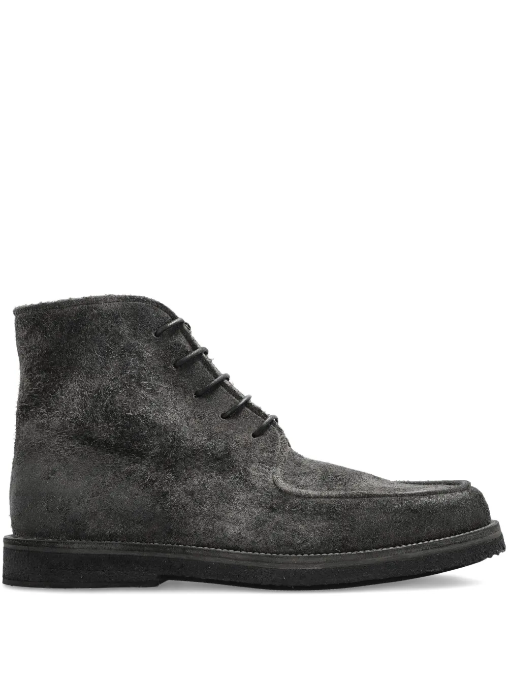 Marsèll lace-up suede boots Grey