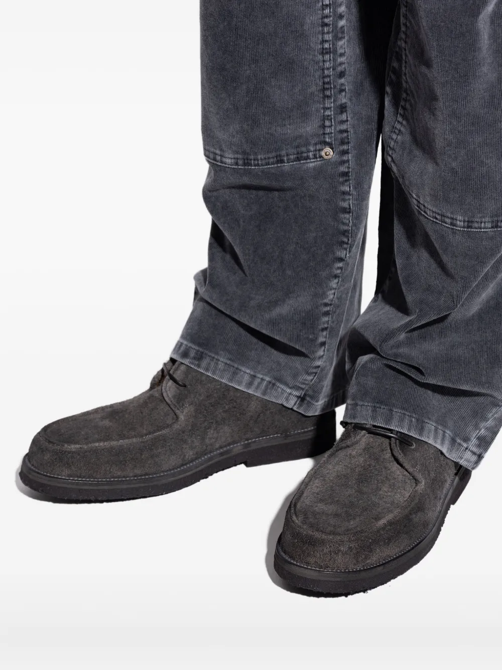 Marsèll lace-up suede boots Grijs