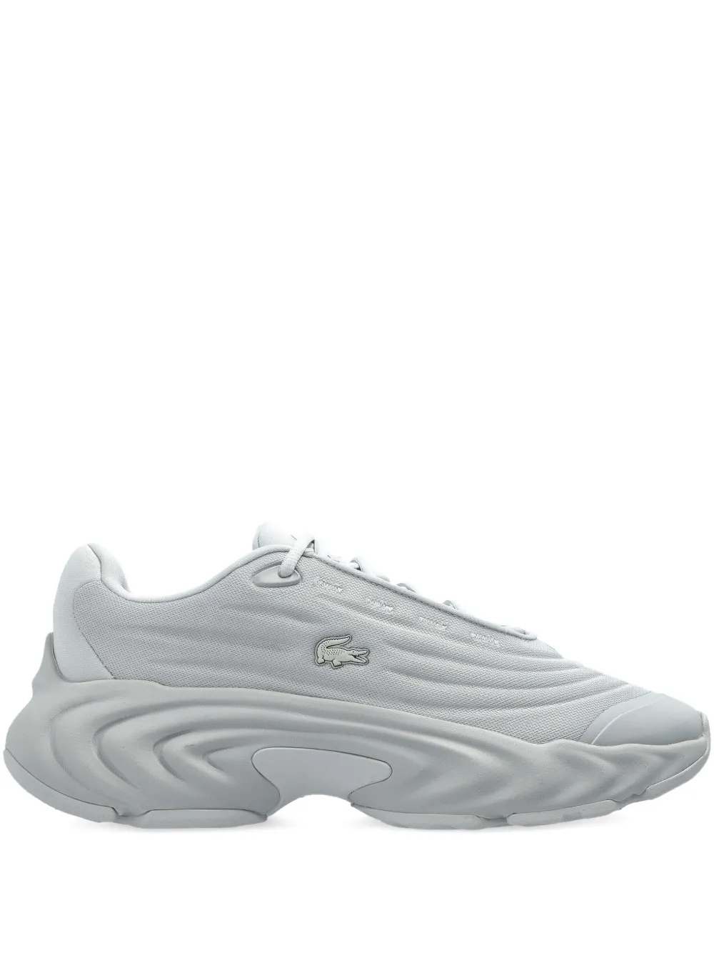 Lacoste Spinor textured chunky trainers Grijs