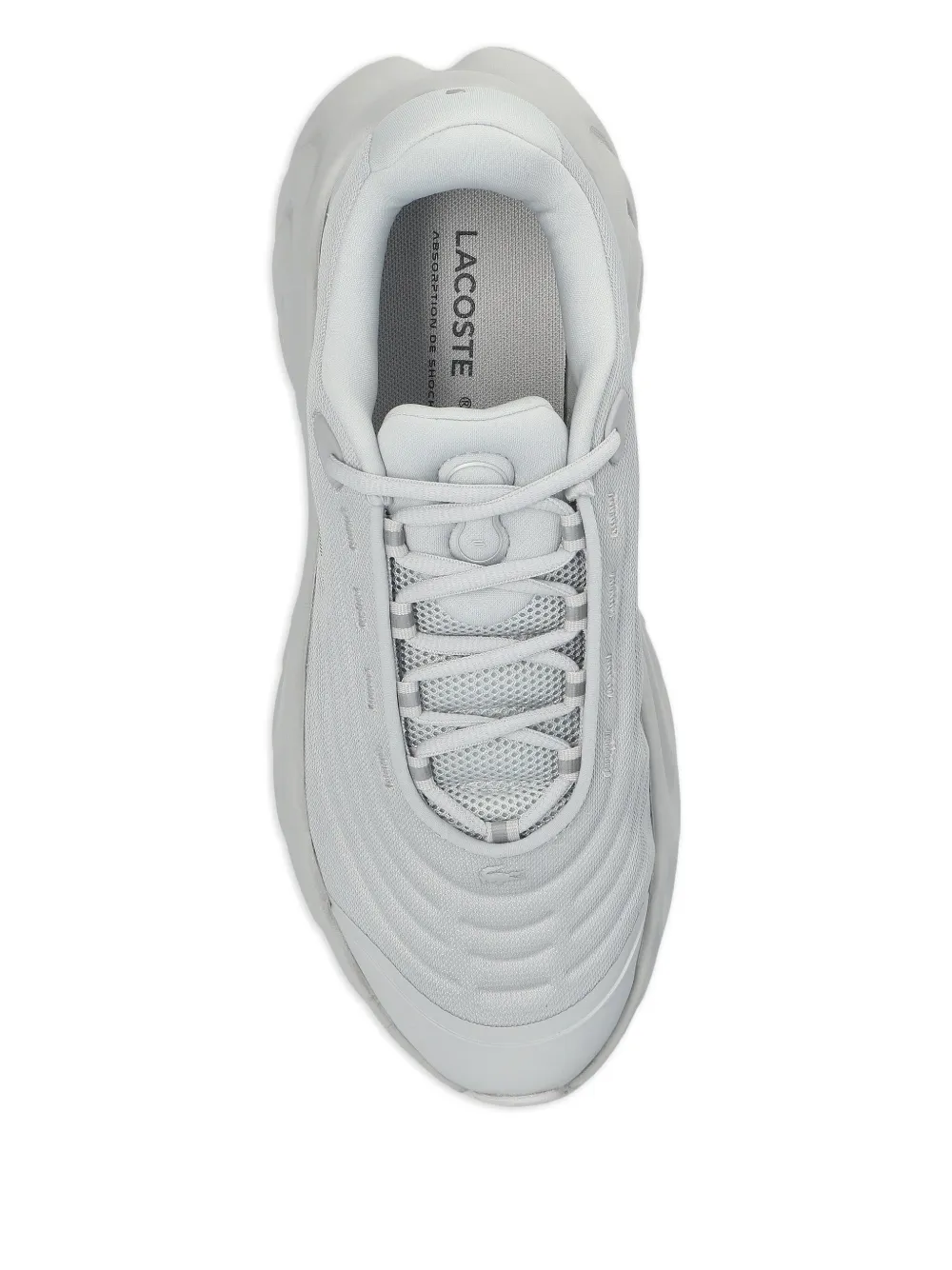 Lacoste Spinor textured chunky trainers Grey