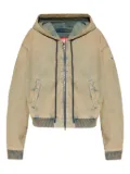 Diesel zip-up hoodie - Green