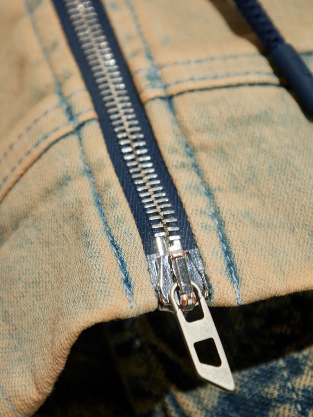 Diesel Hoodie met rits Groen