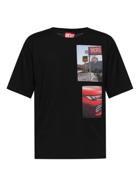 Diesel photographic-print T-shirt