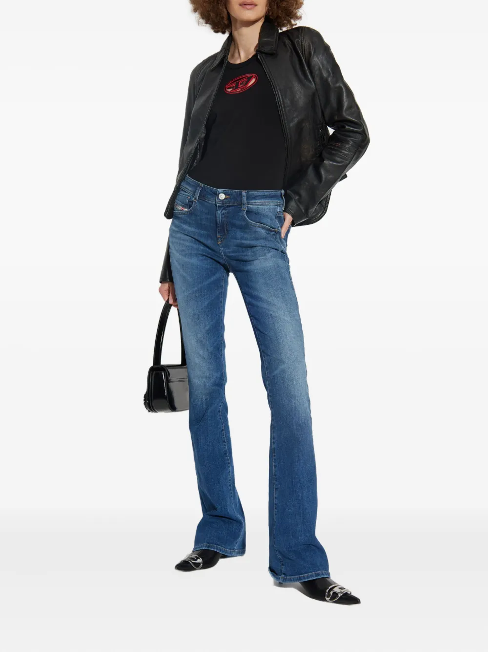 Diesel 1969 D-Ebbey flared jeans Blauw