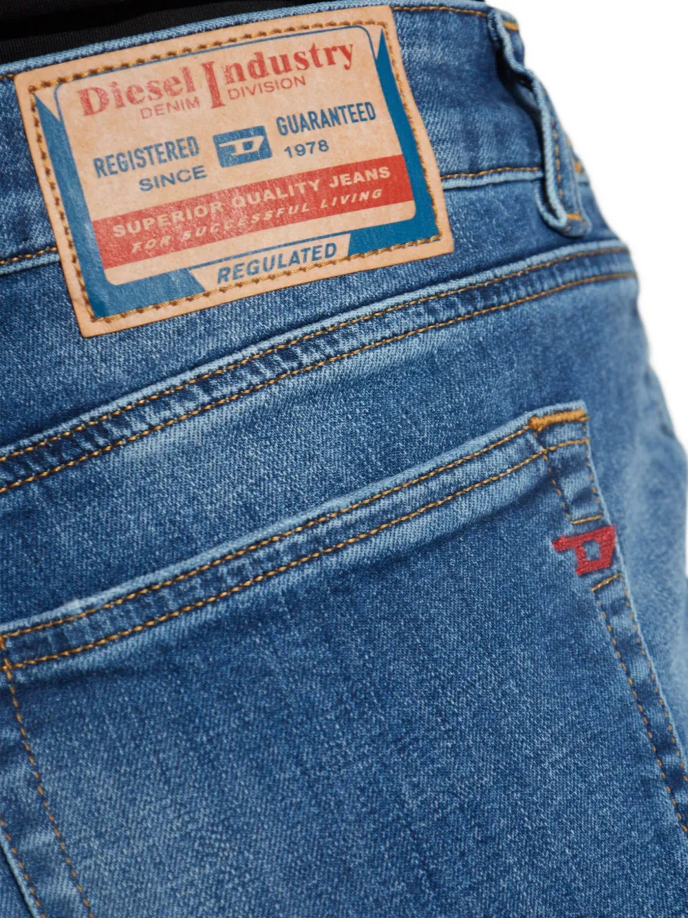 Diesel 1969 D-Ebbey flared jeans Blauw