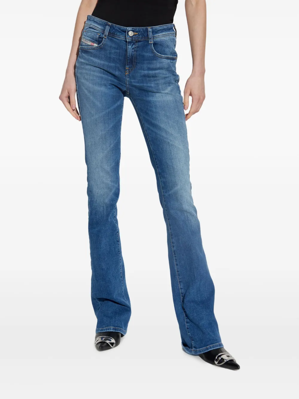Diesel 1969 D-Ebbey flared jeans Blauw