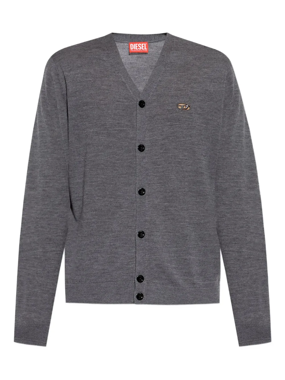Diesel Vest met V-hals Grijs