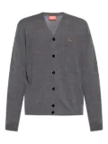 Diesel buttoned V-neck cardigan - Grey