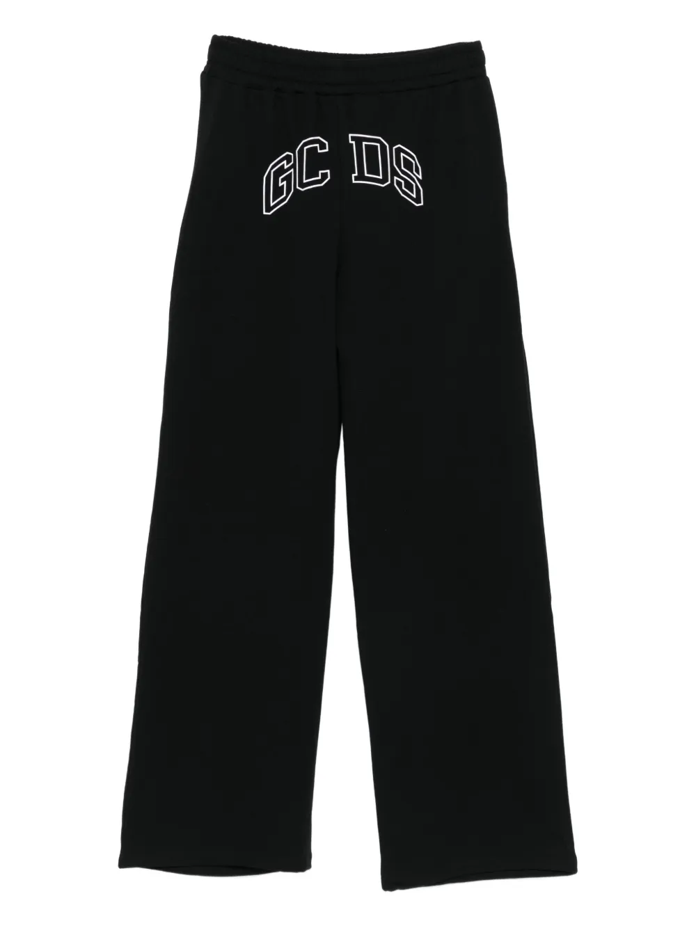 Gcds Kids logo sweatpants Zwart