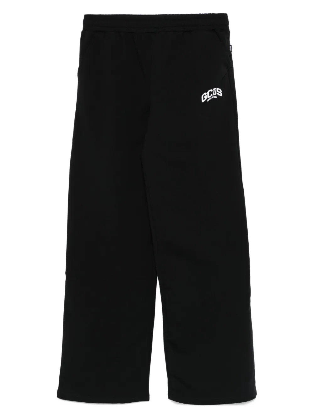 Gcds Kids logo sweatpants Zwart