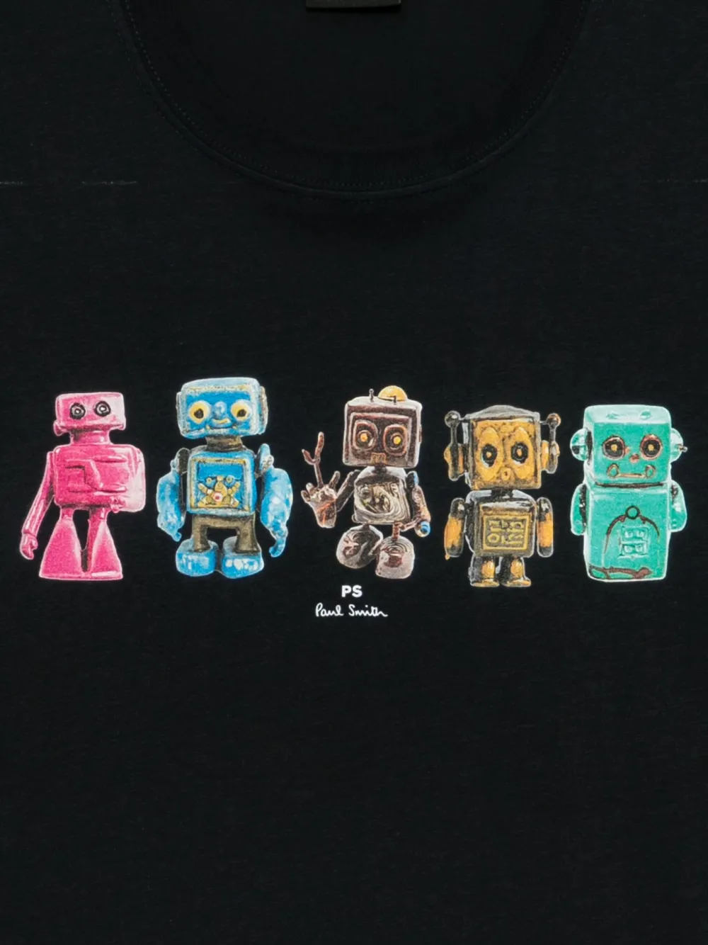 PS Paul Smith Katoenen T-shirt met grafische print Blauw