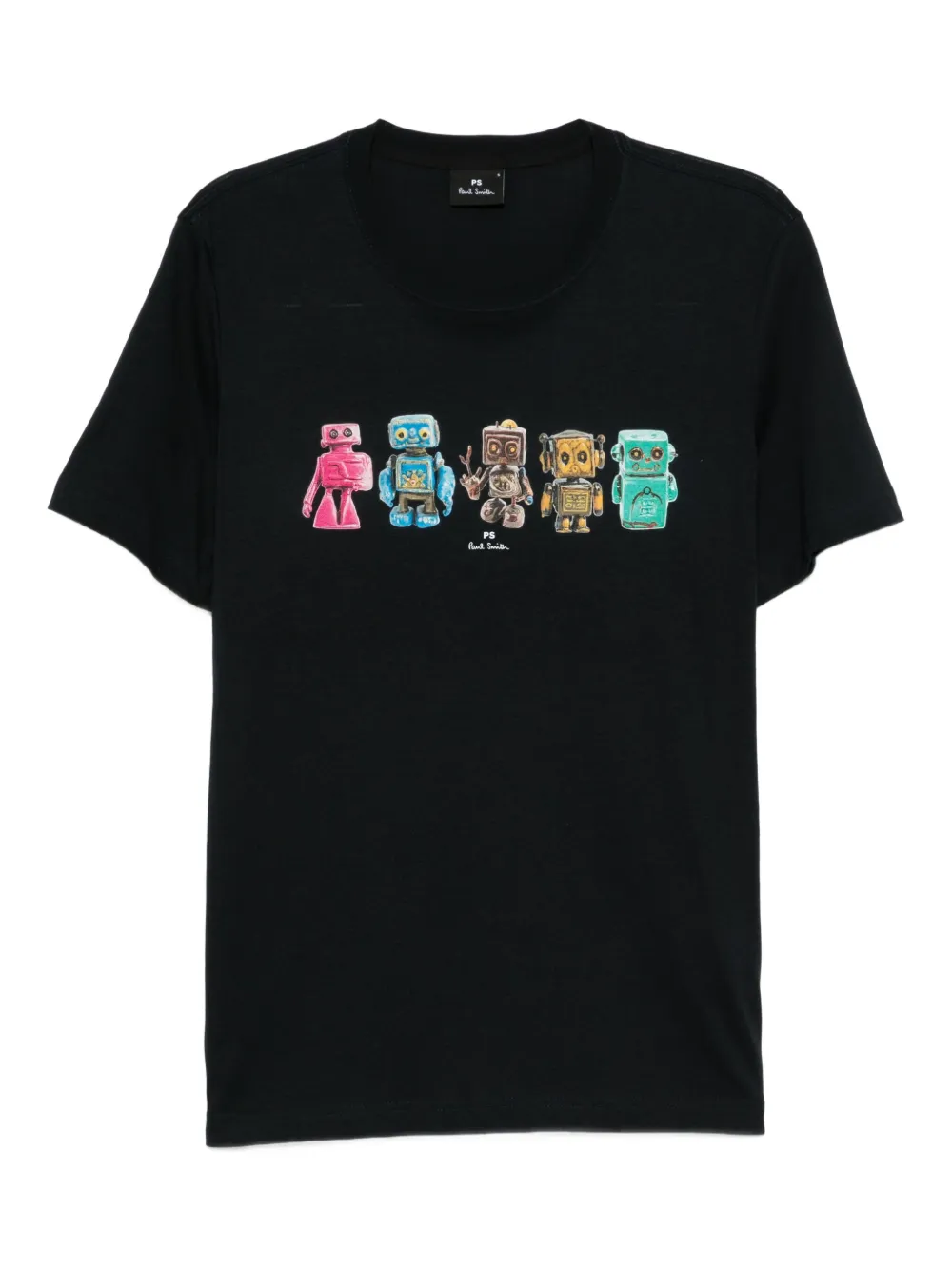 PS Paul Smith graphic-print cotton T-shirt | Blue | Image 1