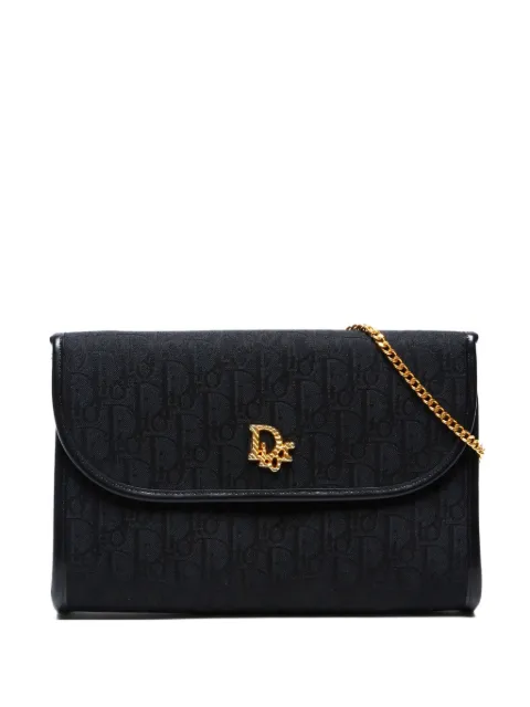 Christian Dior Pre-Owned 1970-1990s schoudertas met monogram-patroon met omslag