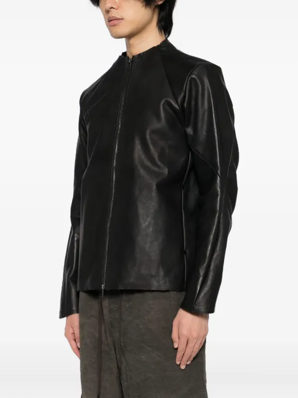 Devoa Suprem Leather Jacket | Black | FARFETCH