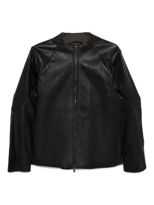 SUPREMDEVOA Calf leather ジャケット Devoa Suprem レザージャケット | ブラック | FARFETCH JP